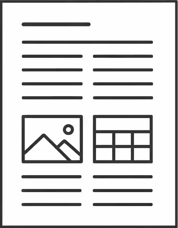 2カラムドキュメントの例